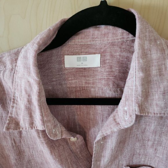 Uniqlo Premium Linen Long-Sleeve Shirt (Size M) - 5 Different Colors - Picture 7 of 11
